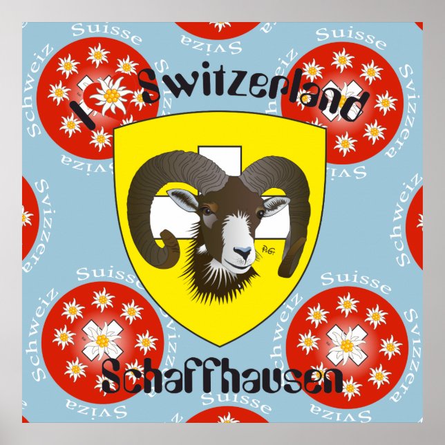 Schaffhausen - Schweiz - Suisse - Svizzera Poster (Framsidan)