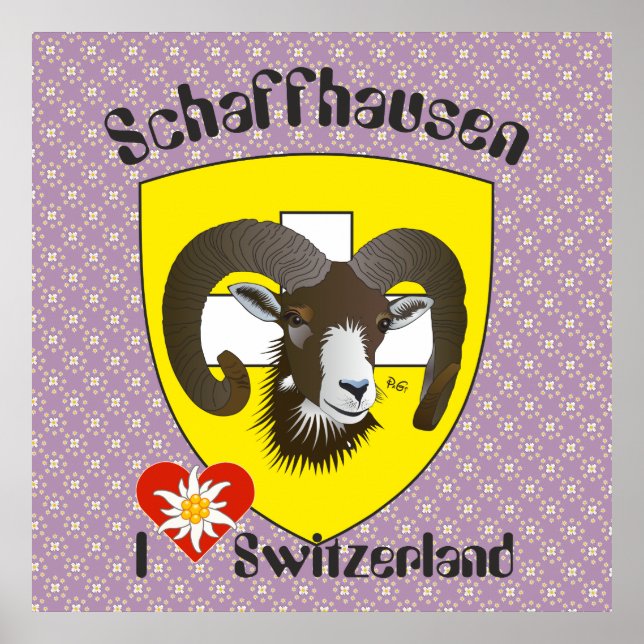 Schaffhausen - Schweiz - Suisse - Svizzera Poster (Framsidan)