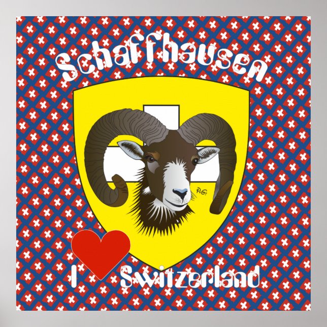 Schaffhausen - Schweiz - Suisse - Svizzera Poster (Framsidan)