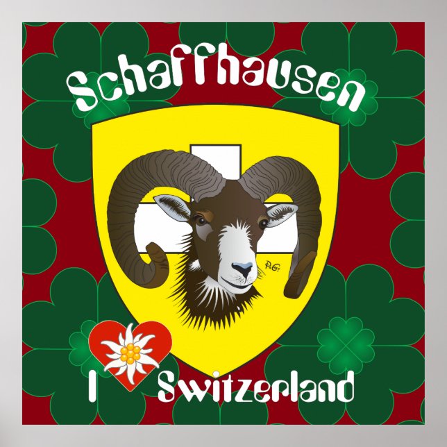 Schaffhausen - Schweiz - Suisse - Svizzera Poster (Framsidan)