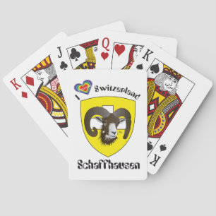 Schaffhausen Schweiz Suisse Svizzera Spielkarten Casinokort