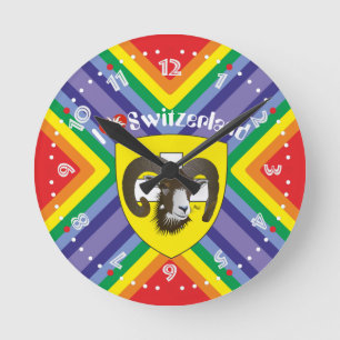 Schaffhausen - Schweiz - Suisse - Svizzera Uhr Rund Klocka