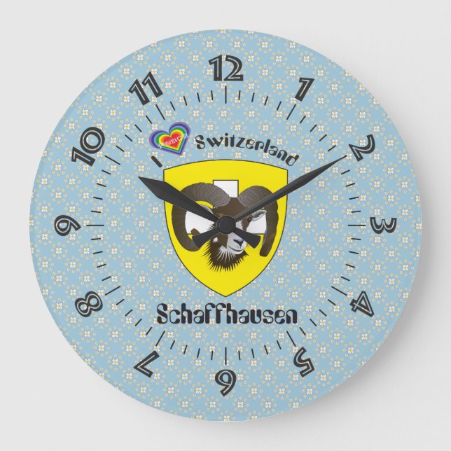 Schaffhausen - Schweiz - Suisse - Svizzera Uhr Stor Klocka (Framsida)
