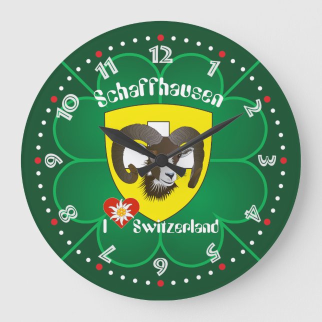Schaffhausen - Schweiz - Suisse - Svizzera Uhr Stor Klocka (Framsida)