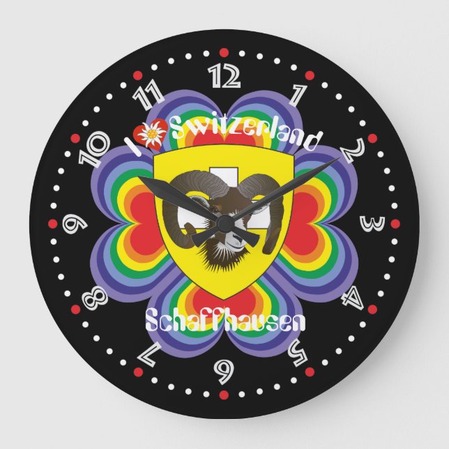 Schaffhausen - Schweiz - Suisse - Svizzera Uhr Stor Klocka (Framsida)