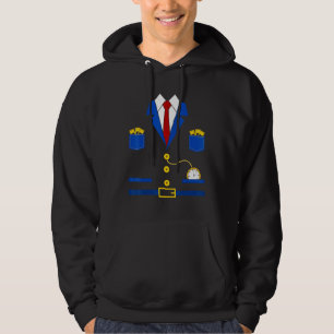 Schaffner Engine Driver Costume Carnival Hoodie