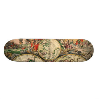 Schagen värld (1/3 - överträffa), skateboard bräda 21,5 cm