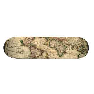 Schagen värld (2/3 - mittet) skateboard bräda 19,5 cm