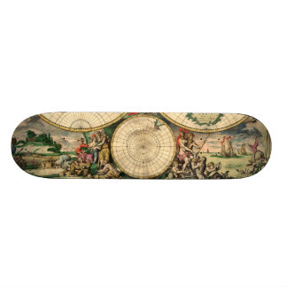 Schagen värld (3/3 - grund) skateboard bräda 21,5 cm