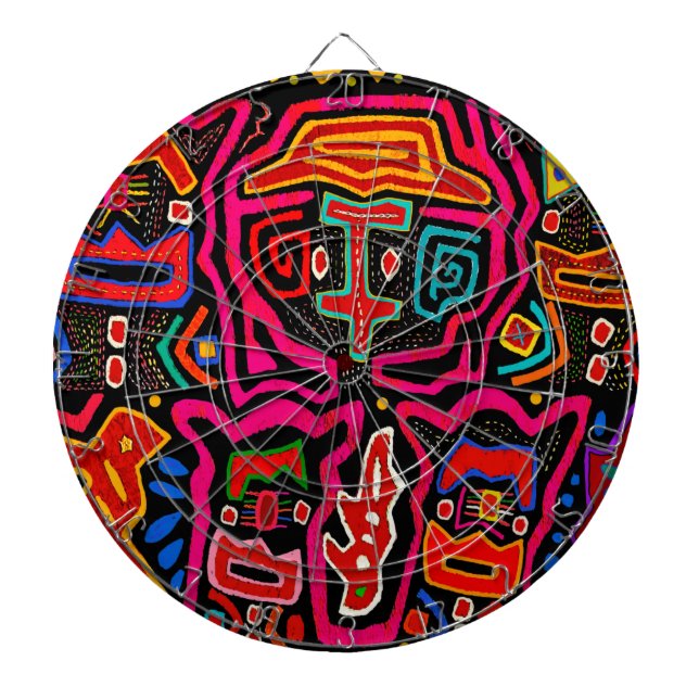 Schamanande demonandar och drömmar darttavla (Framsidan)