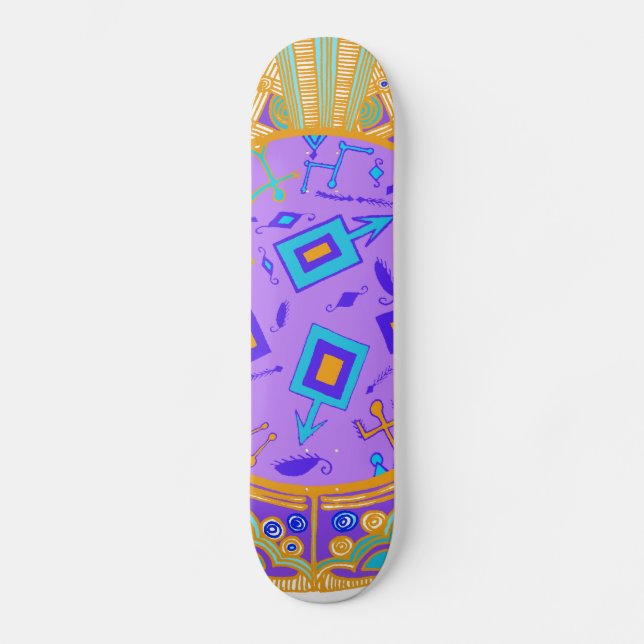Schamanens VooDoo- stamstavla Skateboard (Framsida)