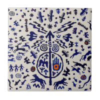 Schamanistisk Ritual Talisman Kakel