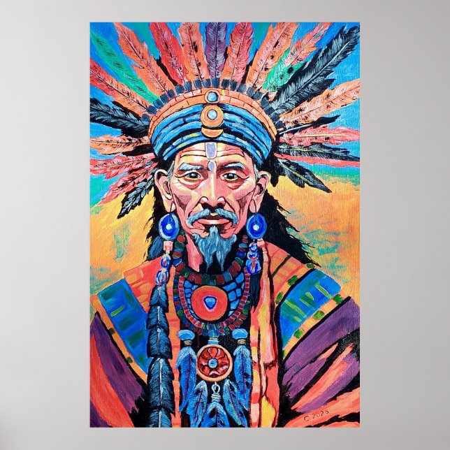 schampan, trollkarl, amulet, magi poster (Framsidan)