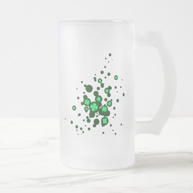 schampbubblor frostat ölglas (Höger)