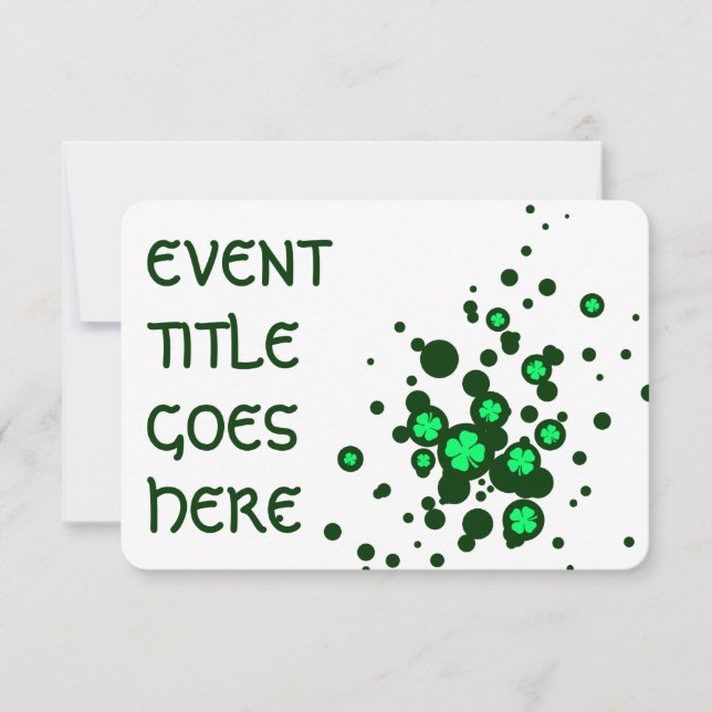 schampbubblor inbjudningar (Framsida)