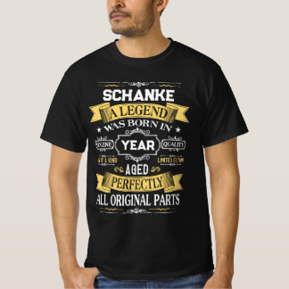 SCHANKE En Legend Föddes År T Shirt