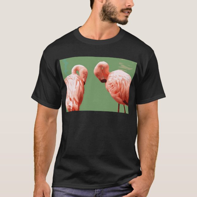 Scharlakansröd Flamingo Tröja (Framsida)