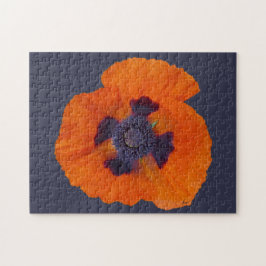 Scharlakansröd poppy 1 pussel