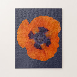 Scharlakansröd poppy 1 pussel