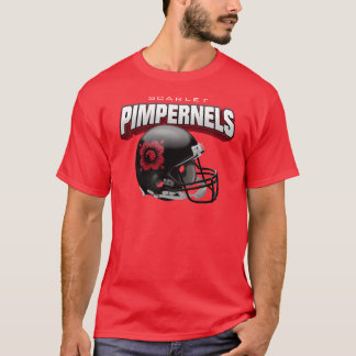 Scharlakansröda Pimpernels "stor Head" Tee Shirt