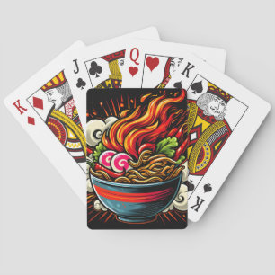 Scharp Ramen Japansk Nudel Gatukonst Casinokort