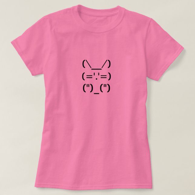 Schattig konijntje T-shirt (Design framsida)