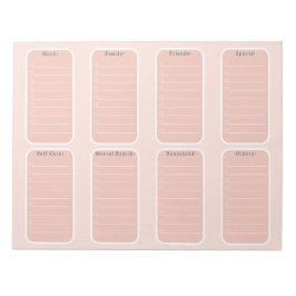 Schedule To Do Planner Checklist Organising Notes Anteckningsblock