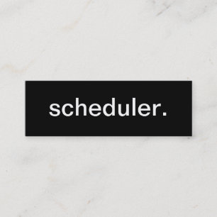 Schedulervisitkort Mini Visitkort