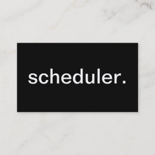 Schedulervisitkort Visitkort
