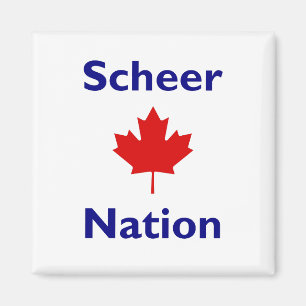 Scheer Nation Kanada Valection Red Maple Löv Färg Magnet