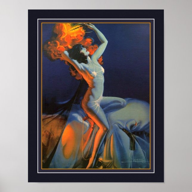 "Scheherazade" 1920 Art Deco Arabian Nights Poster (Framsidan)