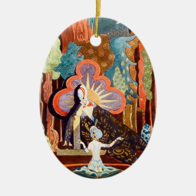 Scheherezade prydnad julgransprydnad keramik (Framsidan)