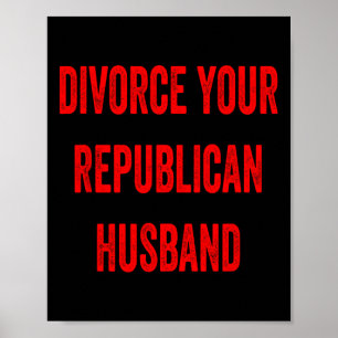 Scheid Er Din Republikan Husband Rolig Hustru Fami Poster