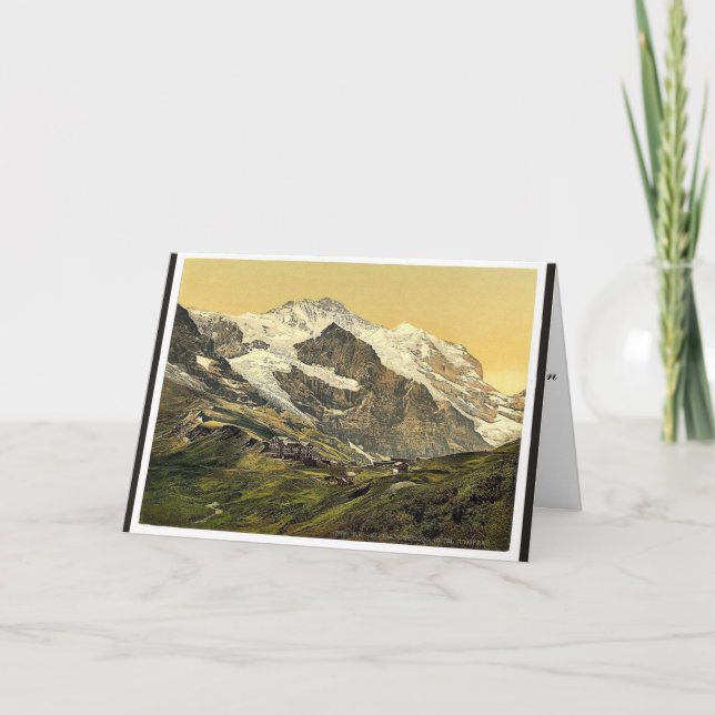 Scheidegg hotell Jungfrau, Bernese Oberland, Switz Helgkort (Framsida)