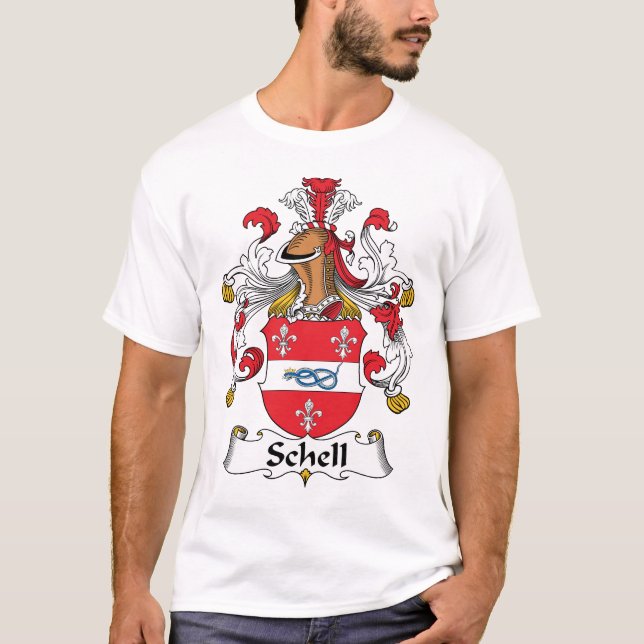 Schell familjvapensköld tee shirt (Framsida)