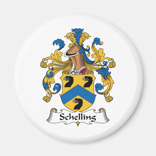 Schelling Family Crest Magnet (Framsidan)