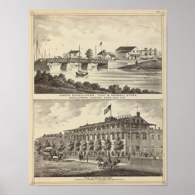 Schellinger Store och Ocean House Poster (Framsidan)
