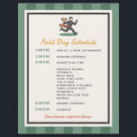 Schema för Sällskapsaktiviteter för Bachelorfesten Reklamblad<br><div class="desc">Om du anordnar en sällskapsaktivitet för en bachelorfest är dessa flygblad med evenemangsschema det perfekta att dela ut till deltagarna. All text kan ändras för att passa ditt schema.</div>