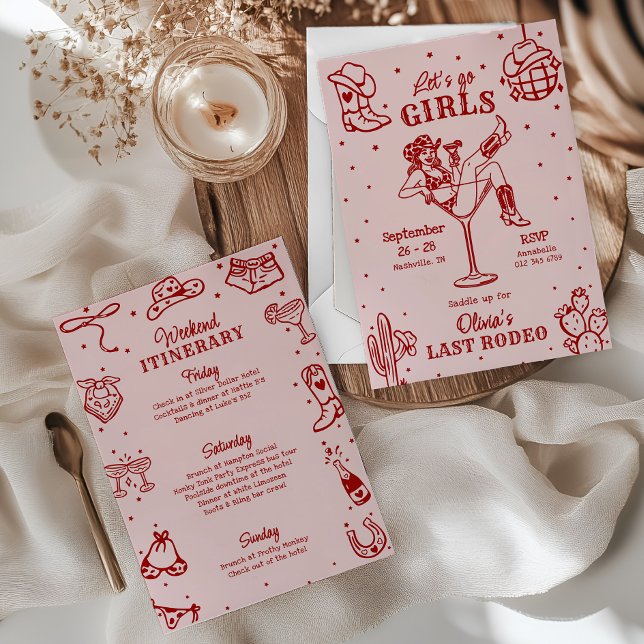 Schema för sista rodeon, Systerweekend Doodle Inbjudningar (Skapare uppladdad)