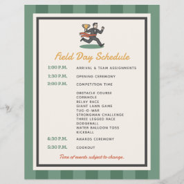 Schema för Svärmodagsfirande Reklamblad