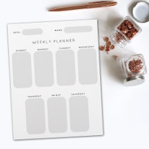 Schemalägg kontoorganisation för veckovis planerin