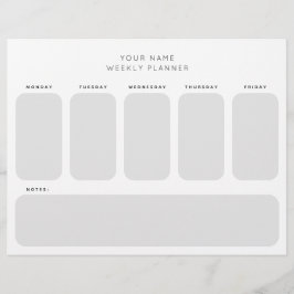 Schemalägg Office-organisation för arbetsveckors p Brevhuvud