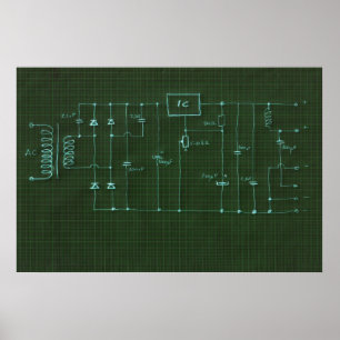 schemalägga elektronisk krets poster