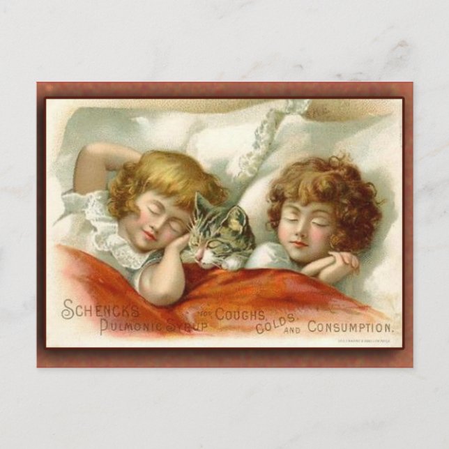 Schencks Pulmonic Syrup-kort Vykort (Framsida)