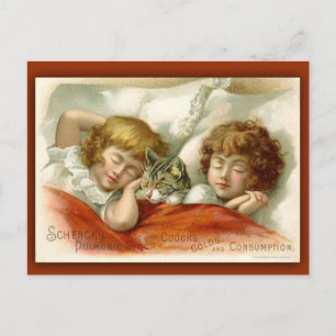 Schencks Syrup Victorian Trade Card Vykort