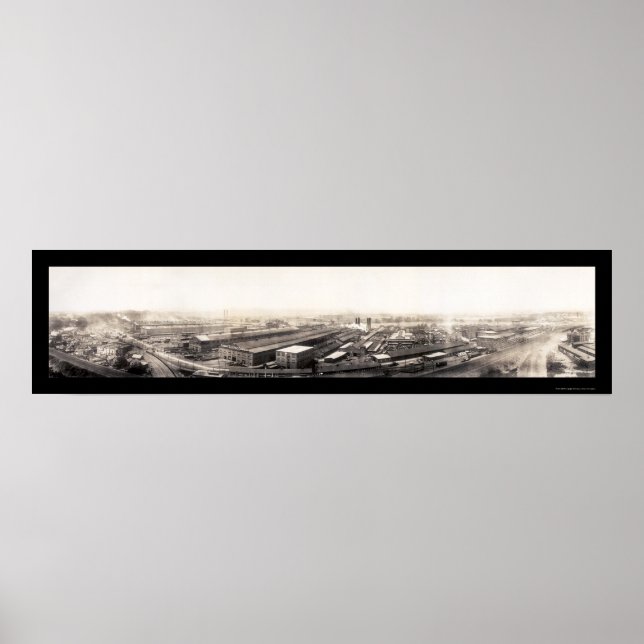 Schenectady General Electric Photo 1907 Poster (Framsidan)