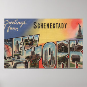Schenectady, New York - Stora Brev Scenes Poster