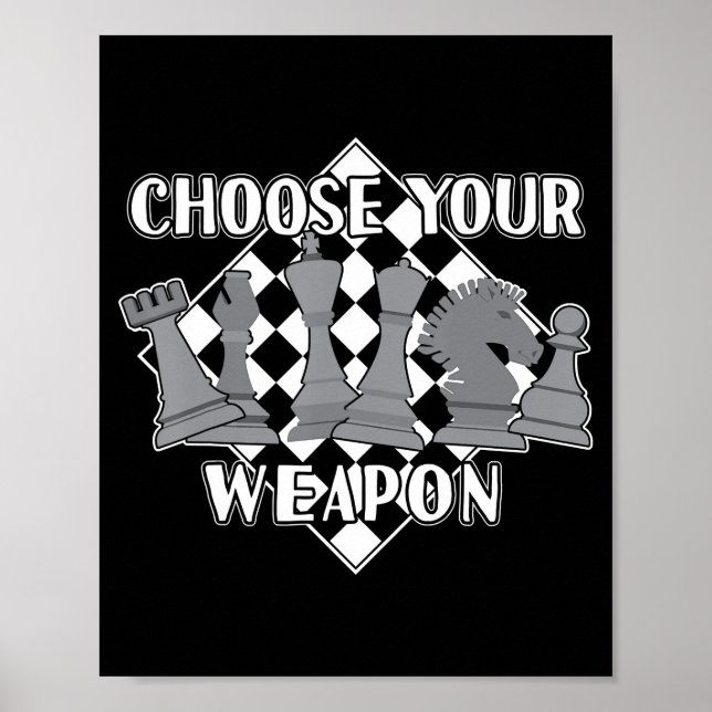 schess biet-spelstrategi presenterar en schackspel poster (Framsidan)
