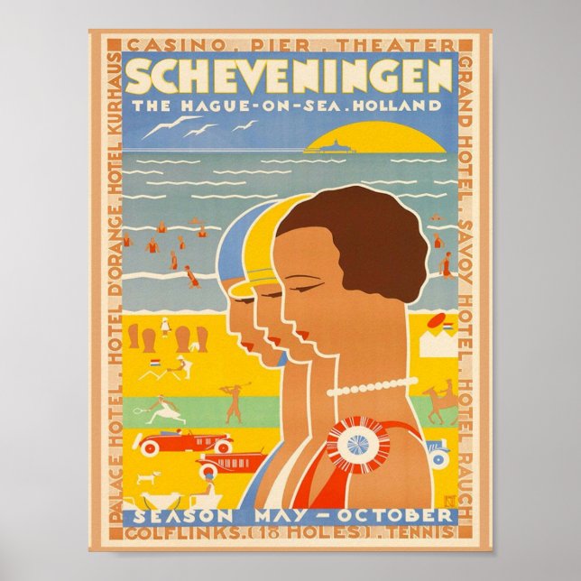 Scheveningen ~ Haag om havet Poster (Framsidan)