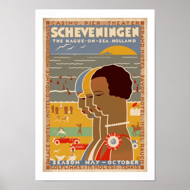 Scheveningen Poster (Framsidan)